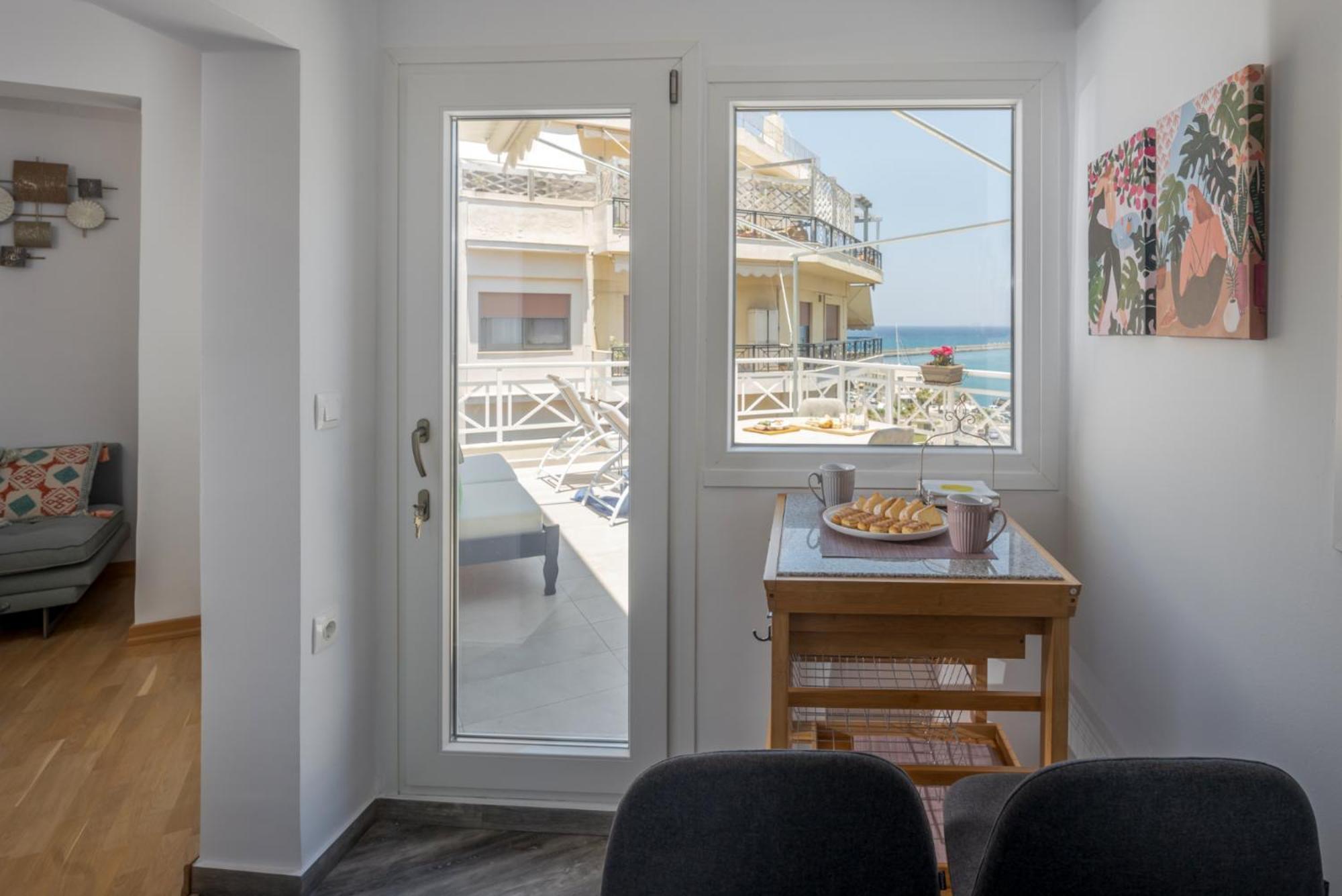 Chic, Downtown, Penthouse W Sundeck And Seaview Apartamento Iráclio Exterior foto